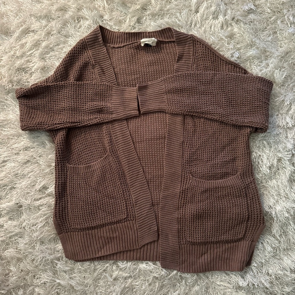 Plum cardigan